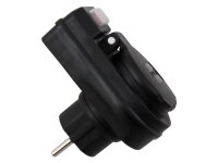 Steckdosenadapter McPower mit Schalter, 230V/3500W, IP44 - für Außen