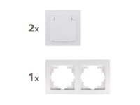 Steckdosen Set McPower Flair Beginner 2S-IP44, 3-teilig,...