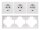 Steckdosen Set McPower Shallow Beginner 3S-Profi 4-teilig, Klemmanschluss