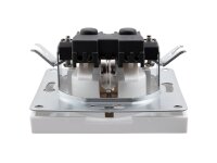 Schutzkontakt-Steckdose McPower Shallow 250V~/16A, Einsteckschutz, 18er-Pack
