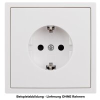 Schutzkontakt-Steckdose McPower Shallow 250V~/16A, UP, Klemmanschluss, weiß