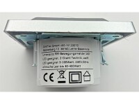 DELPHI Bewegungsmelder 160°, silberLED geeignet, 250V~, Unterputz, 2-Draht