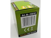DELPHI Bewegungsmelder 160°, silberLED geeignet, 250V~, Unterputz, 2-Draht