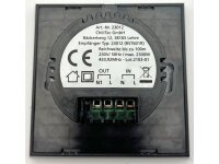 Funk-Wandschalter für "Pilota Casa"IP20, 230V, 2300W, Touch-Bedienung