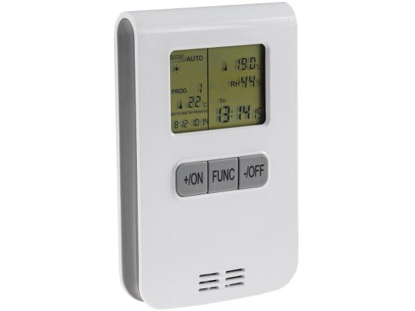 Funk-Thermoschalter  "Pilota Casa", IP20Tages- / Wochenschaltung, 8 Programme