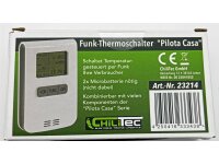 Funk-Thermoschalter  "Pilota Casa", IP20Tages- / Wochenschaltung, 8 Programme