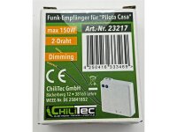 Funk-Empfänger für "Pilota Casa" 2-DrahtIP20, 230V, 433,92Mhz, max. 150W, dimmen