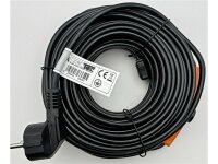 Heizkabel mit Temperaturfühler, 12m 192Watt, Frostschutz für Wasserleitungen