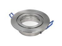 Einbauleuchten-Set McShine, 5xRahmen, 5xLED-Modul, 5W, 400lm, 230V, Edelstahl