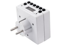 Digitale Zeitschaltuhr McPower AZ-53 2er-Pack, 10 Programme, 12/24Std Zyklus