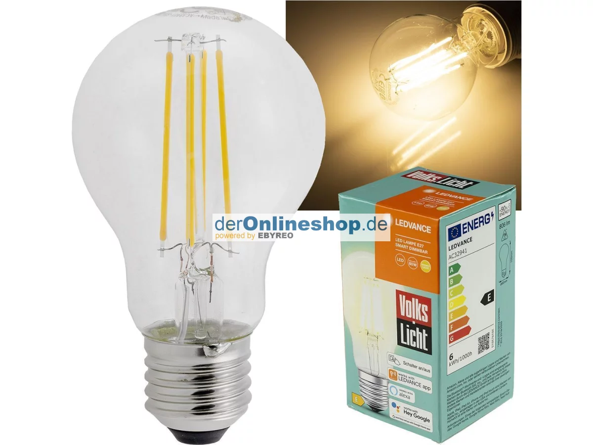 LED Glühlampe E27 OSRAM "LedVance"6W,...