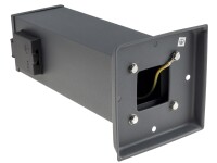 Steckdosensäule 2-fach, IP44, Anthrazit250V~/ 16A, 13x13x27cm