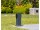 Steckdosensäule 2-fach, IP44, Anthrazit250V~/ 16A, 13x13x27cm