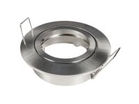 Einbauleuchten-Set McShine, 10xRahmen, 10xLED-Modul, 7W, 608lm, 230V, Edelstahl