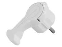 Schutzkontakt-Winkelstecker McPower extra flach,...