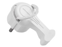 Schutzkontakt-Winkelstecker McPower extra flach, Handgriff, Zugentlastung