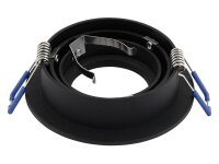 Einbaurahmen McShine KL-89 rund, schwenkbar, mattschwarz