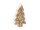 Tannenbaum mit Rinde aus Holz 8 cm