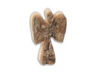 Dekoartikel Engel mit Rinde aus Holz 8 cm