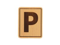 Untersetzer, rechteckig mit Motiv Parkplatz" aus...