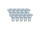 10er-Pack OSRAM LED Base PAR16 GU10 LED Strahler 4.3w wie 50w 36° 4000k neutralweiß Glas