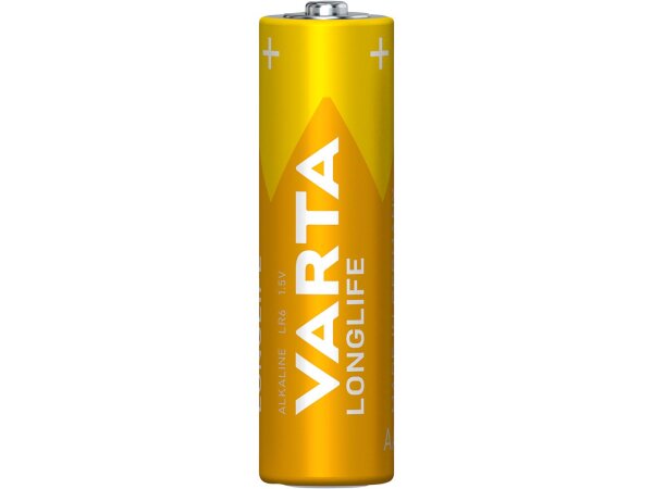Mignon-Batterie VARTA Longlife Alkaline, Typ AA, LR06, 1,5V, 24er Pack