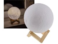 Dekoleuchte "3D Mond" 15cm Ø integr....