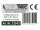 Schließzylinder-Set 3x 80mm (40+40mm) Profil-Zylinder, 5 Sicherheits-Schlüssel