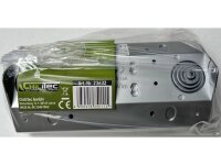 3-fach Steckdosenblock, silber 250V~/ 16A, Aufbaumontage