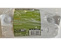 2-fach Steckdosenblock + 2x USB, weiß ma 250V~/ 16A, Aufbaumontage, USB 3,1A