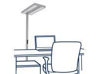 Office-Leuchte ROLF KERN „Smart-Pro“ mit...