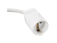 Küchenanschlussbox Powersplitter, 2/5/5m, vorverkabelt,Backofen Kochfeld Herd weiß