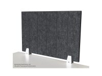 Clip für Trennwand imstande, weiß, 2er-Pack