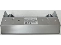 2-fach Steckdosenblock, USB-A+C, silber 250V~/ 16A, Aufbaumontage, USB 3,1A, PD
