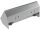 2-fach Steckdosenblock, USB-A+C, silber 250V~/ 16A, Aufbaumontage, USB 3,1A, PD