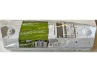 4-fach Steckdosenblock + 2x USB, weiß 250V~/ 16A, Aufbaumontage, USB 3,1A