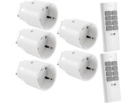 Funksteckdose Set Pilota Casa - 5x Steckdose mit 2x...