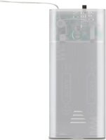20er LED-Silberdraht-Lichterkette "Tannenzapfen & rote Beeren"