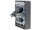 MILOS Schutzkontakt Steckdose 2-fach 250V 16A, 1x UP, USB A+C/PD, anthrazit