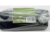 2-fach Steckdosenblock+ 2x USB,anthrazit 250V~/ 16A, Aufbaumontage, USB 3,1A