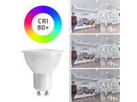 LED-Strahler McShine MS-60 GU10, 6W, 510lm, 3000K, warmweiß