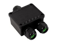 Abzweigdose McPower, IP68 - für Außen, 1 Ein- und 2 Ausgänge, Y-Version, 123x82x42mm