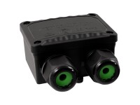 Abzweigdose McPower, IP68 - für Außen, 1 Ein- und 2 Ausgänge, Y-Version, 123x82x42mm