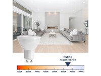 LED-Strahler McShine MS-60 GU10, 6W, 510lm, 6500K, tageslichtweiß