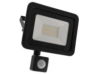 LED-Außenstrahler McShine Slim 30W, 2250lm, IP66, 4000K, Bewegungsmelder