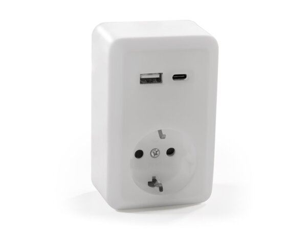 Schutzkontakt-Steckdose McPower Finery, 250V/16A, 1x USB-C mit PD + 1x USB-A