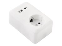 Schutzkontakt-Steckdose McPower Finery, 250V/16A, 1x...