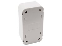 Wechselschalter & Steckdosenkombination McPower Finery, AP, weiß