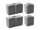 Feuchtraum Set McPower Fix Waschraum, 4-teilig, IP54, Steckanschluss