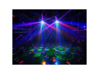 5-in-1 DMX-Lichteffekt IBIZA FULLMOON mit Wash, UV, RG Laser, Strobe & Astro